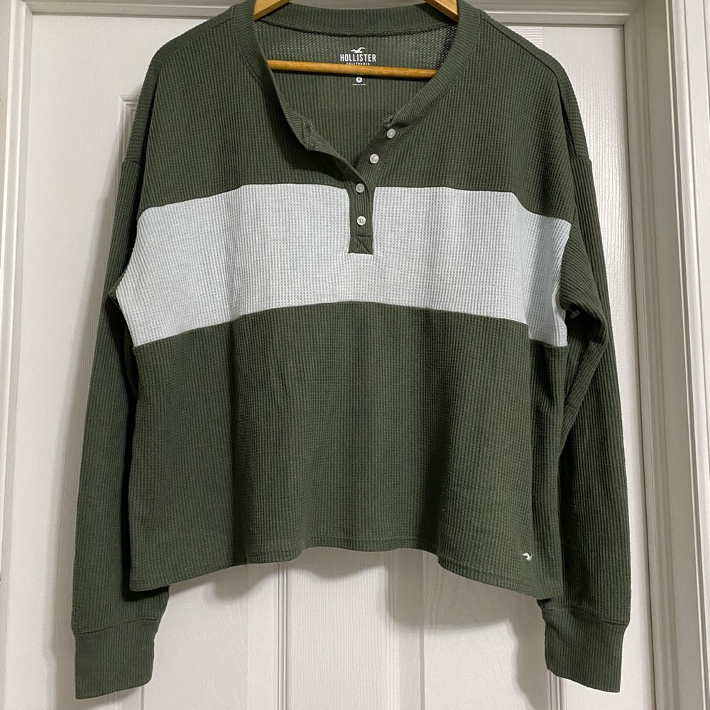 Hollister Boyfriend Long Sleeve Top